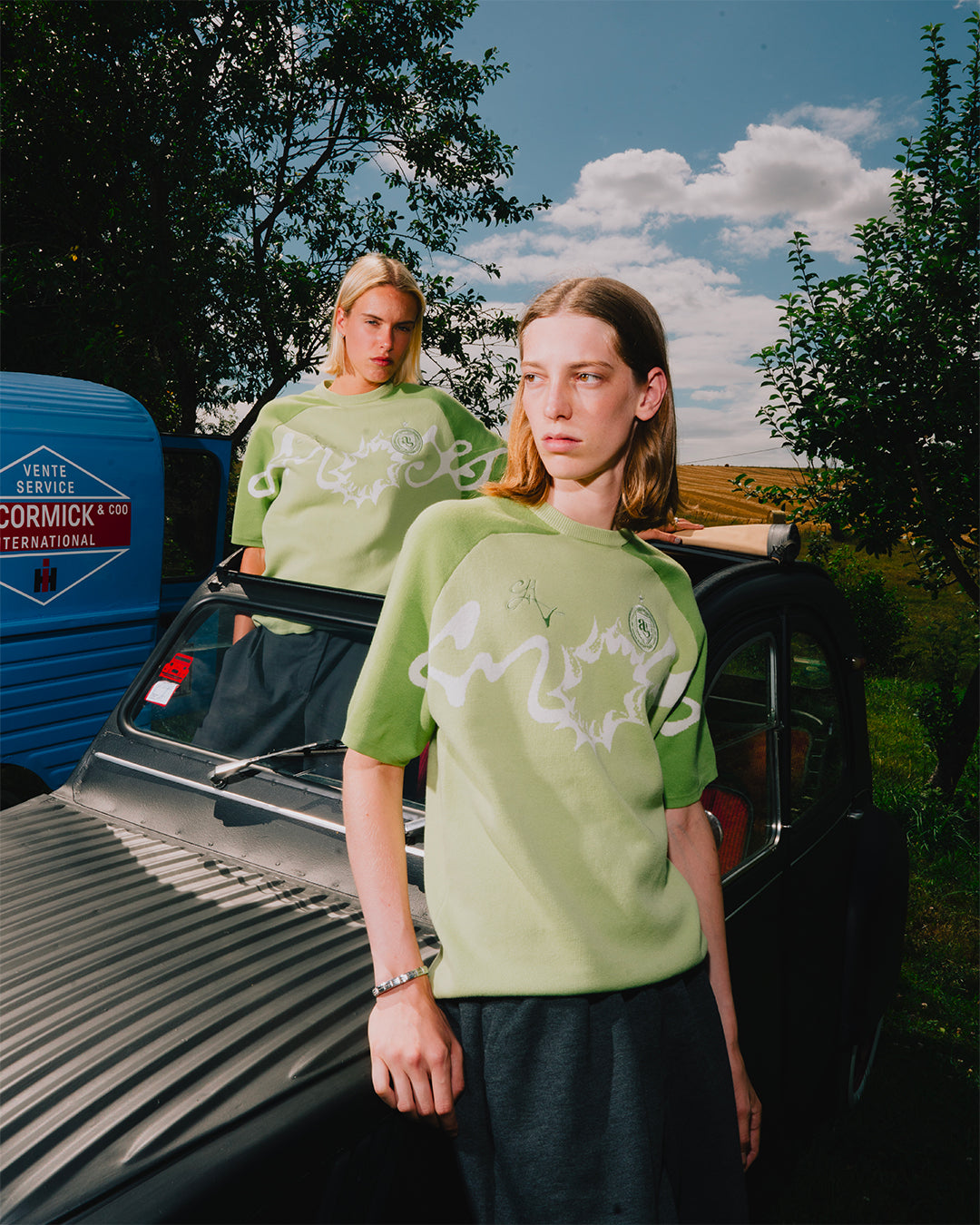 MATCHA KNITTED JERSEY