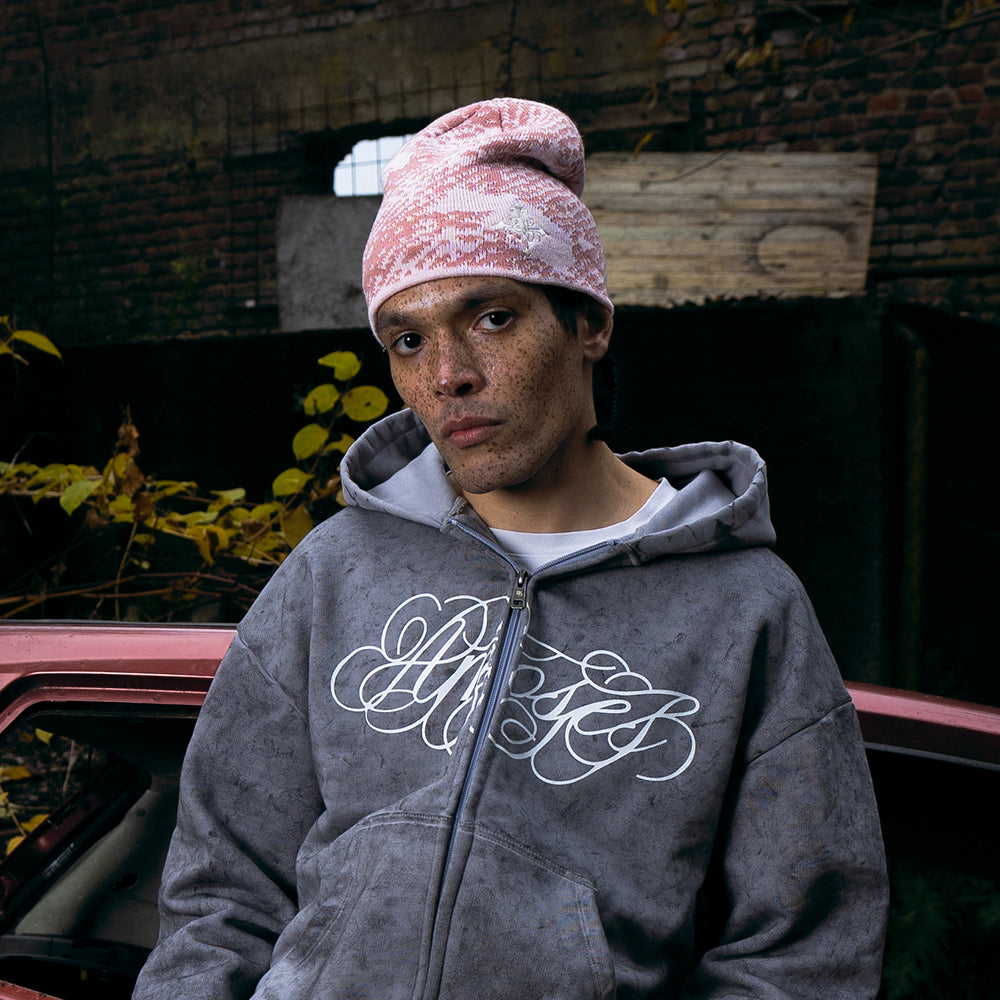 PINK PYTHON BEANIE